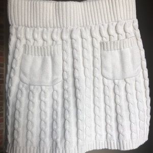 Old Navy Cream/Off White Sweater Skirt